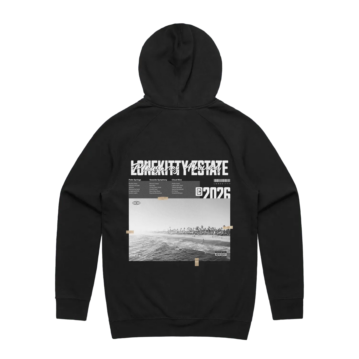 Seaside Vinyl Premium Hoodie