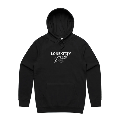 Black front flat lay