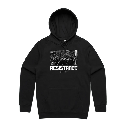 Black front flat lay