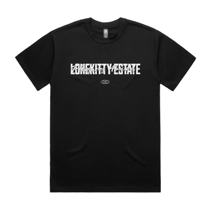 Black front flat lay