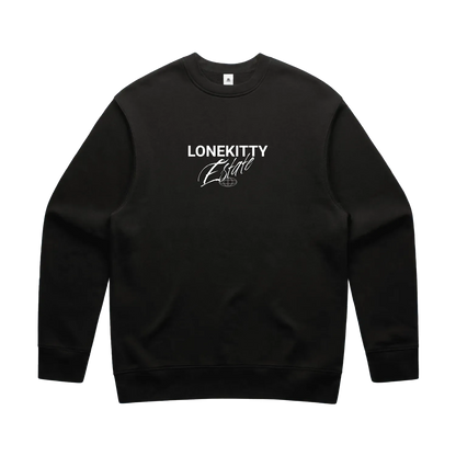 Black front flat lay