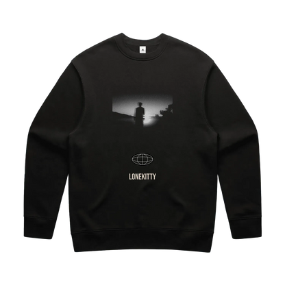 Black front flat lay