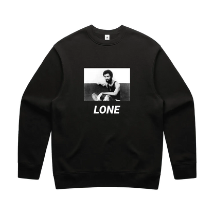 Black front flat lay