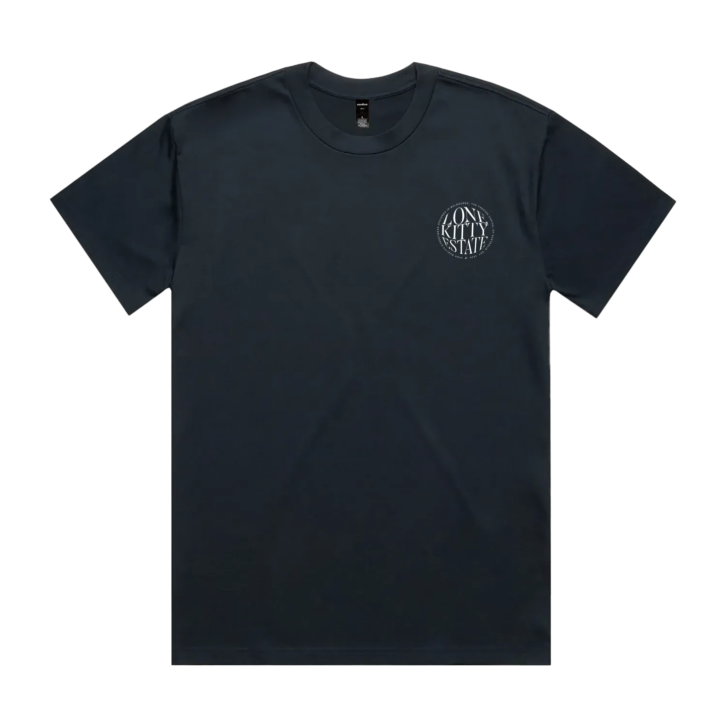 Navy front flat lay