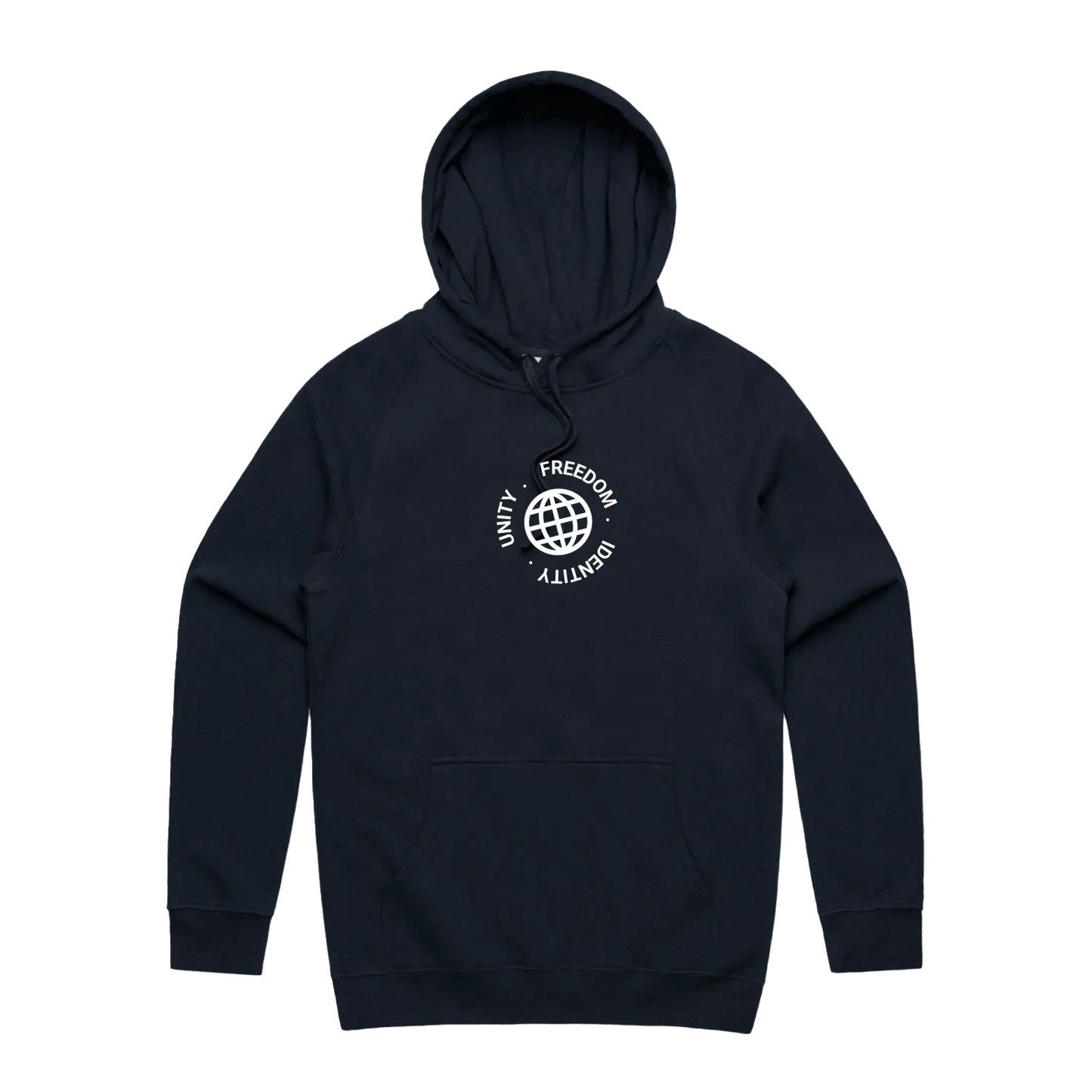 Navy front flat lay
