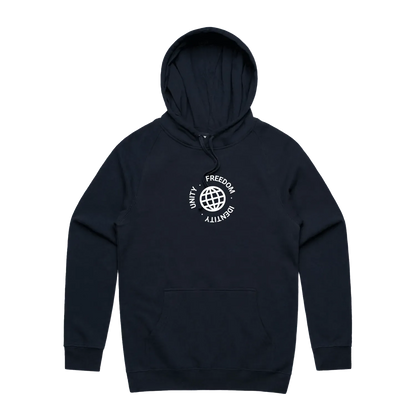 Navy front flat lay