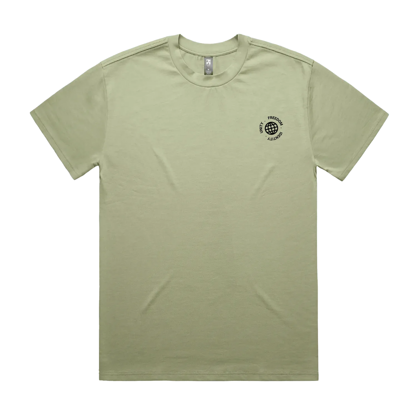 Pistachio front flat lay