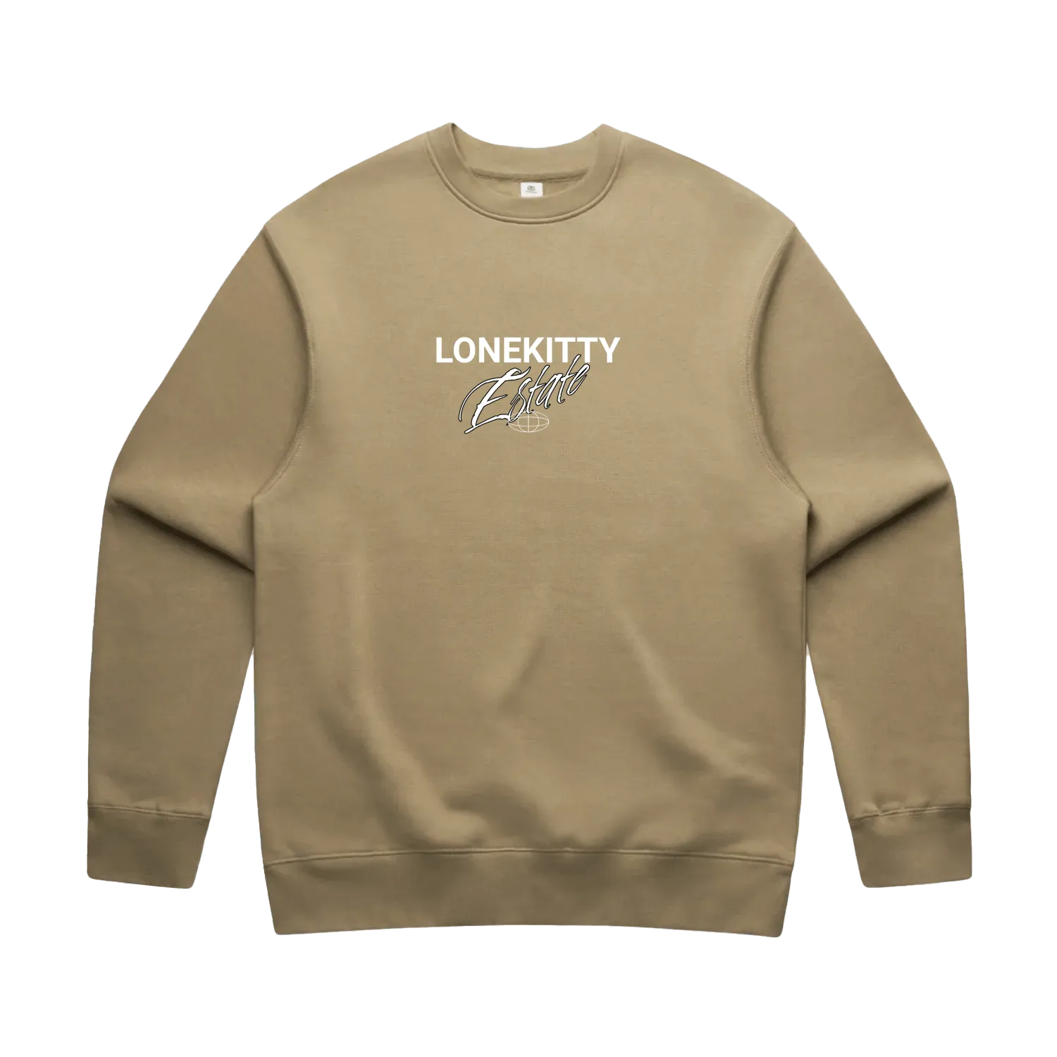 Sand front flat lay