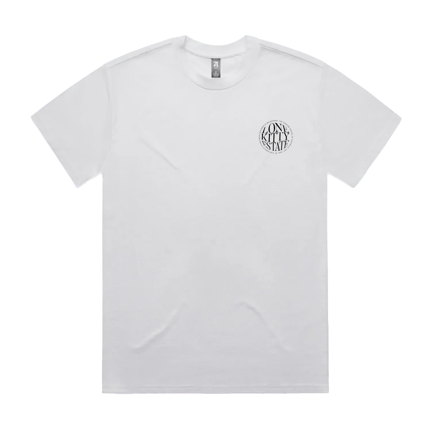White front flat lay