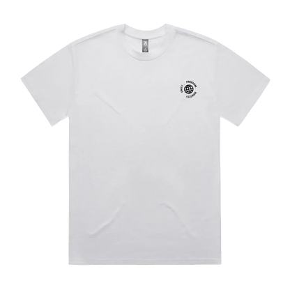 White front flat lay