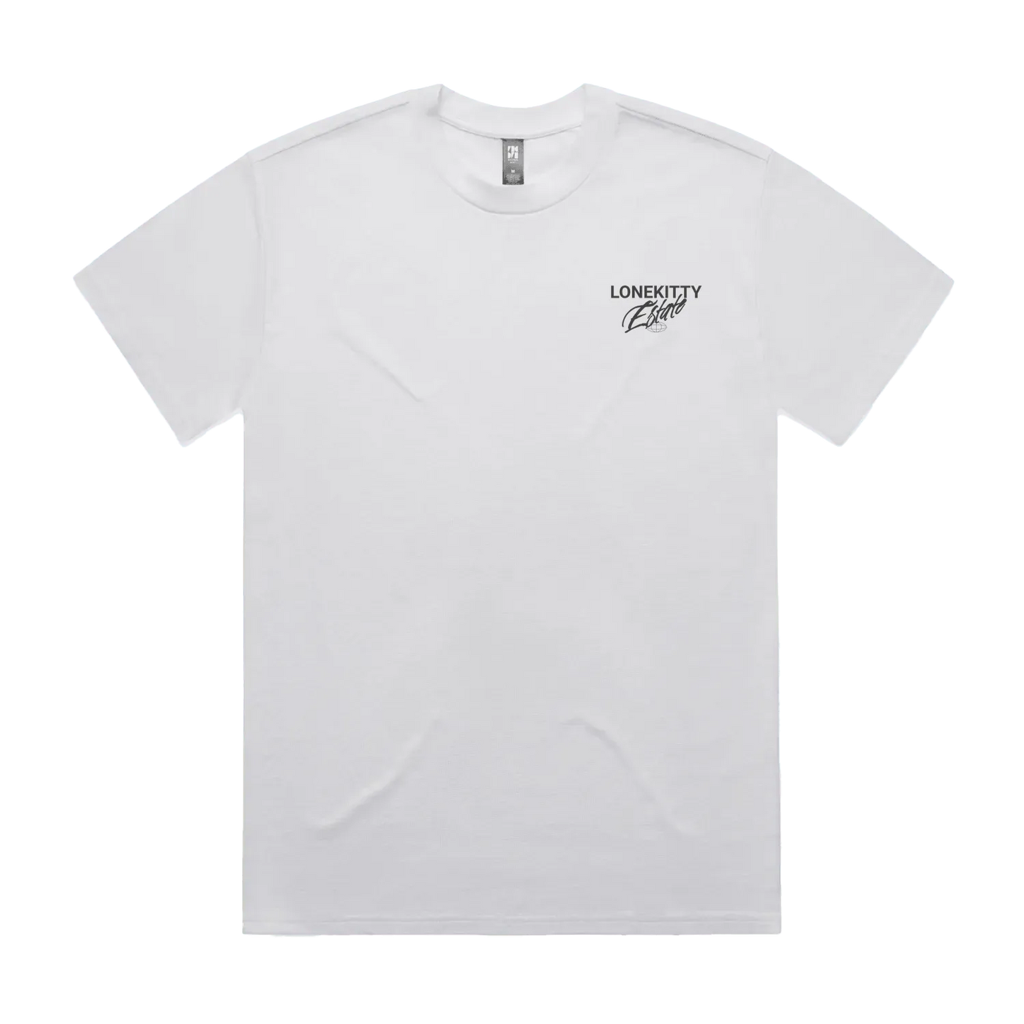 White front flat lay