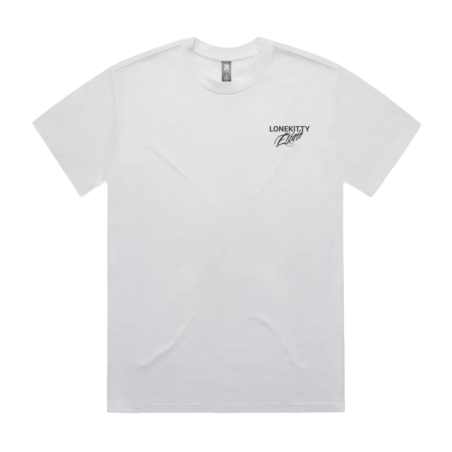 White front flat lay