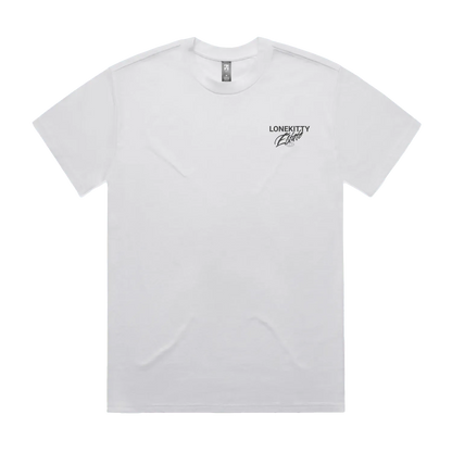 White front flat lay