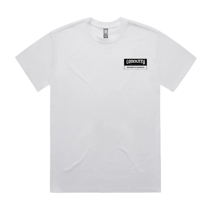 White front flat lay