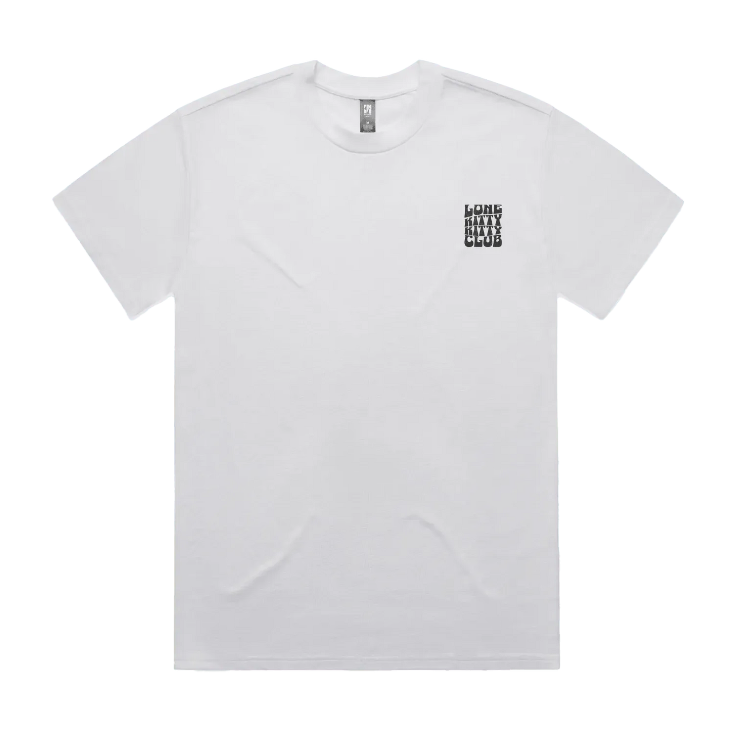 White front flat lay