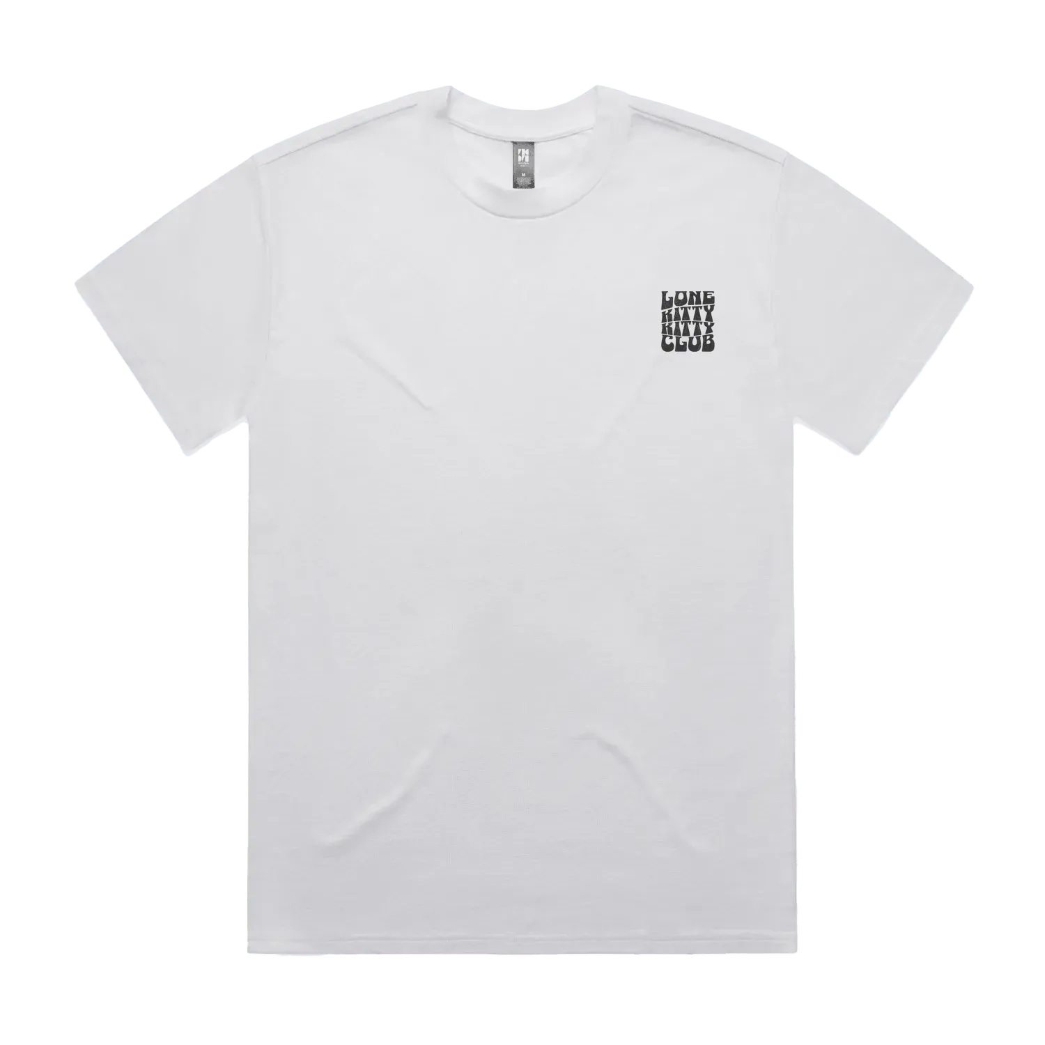 White front flat lay