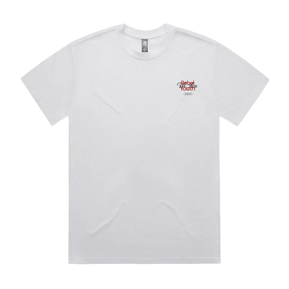 White front flat lay