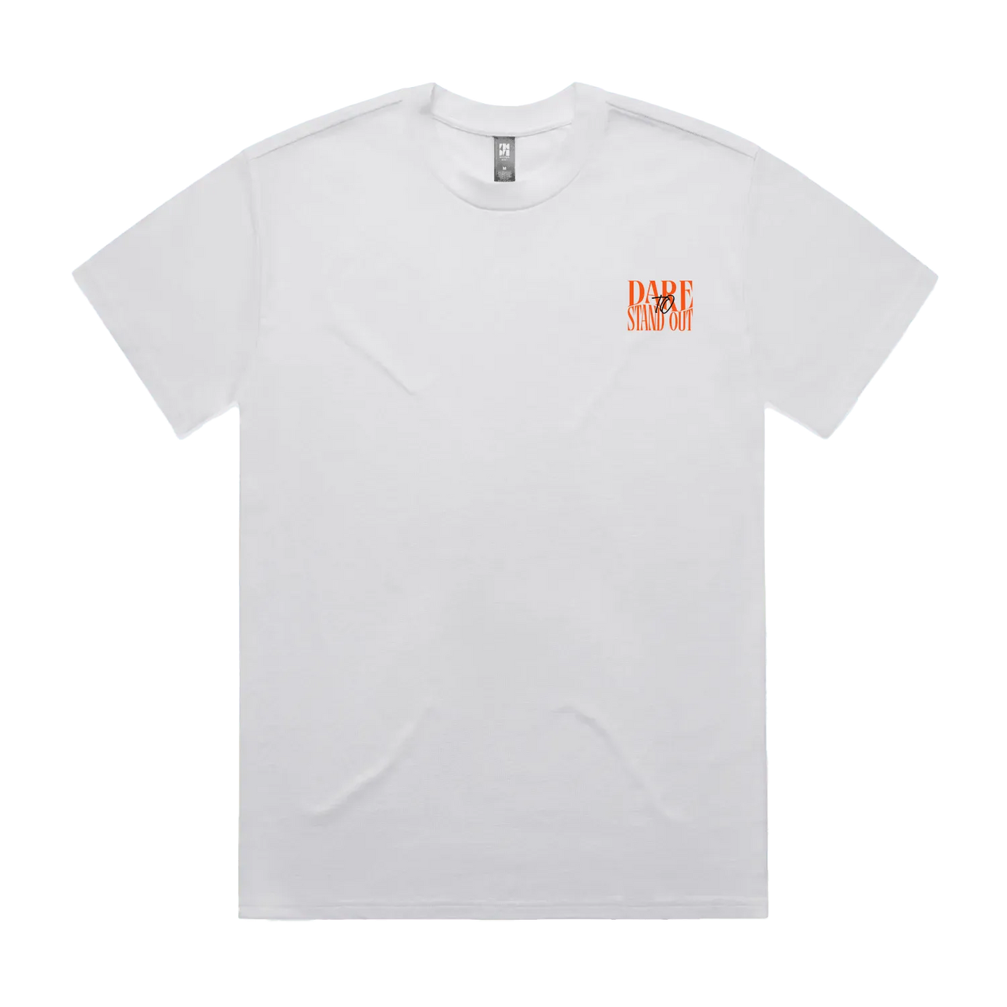 White front flat lay