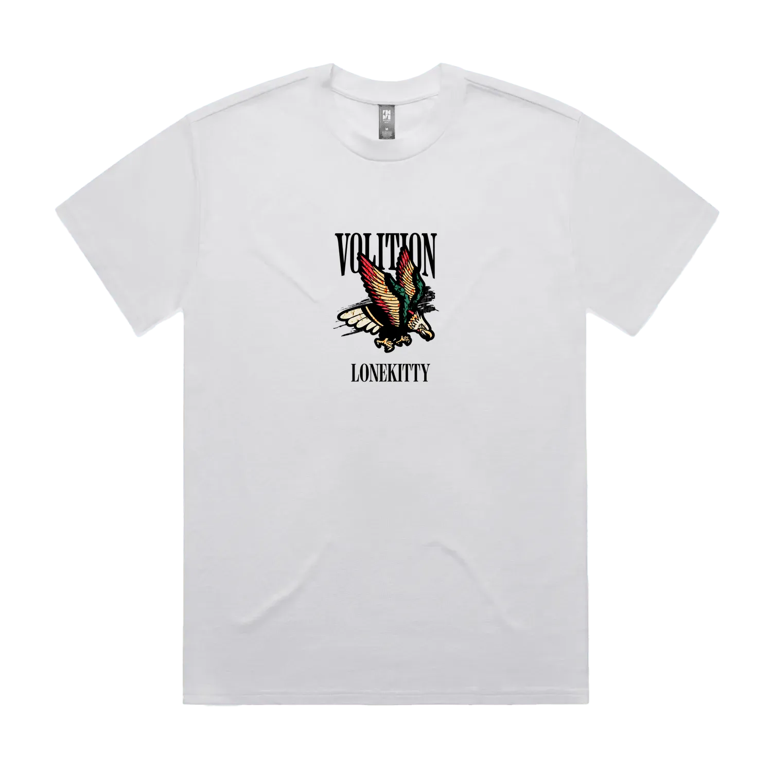 White front flat lay