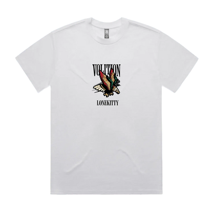 White front flat lay