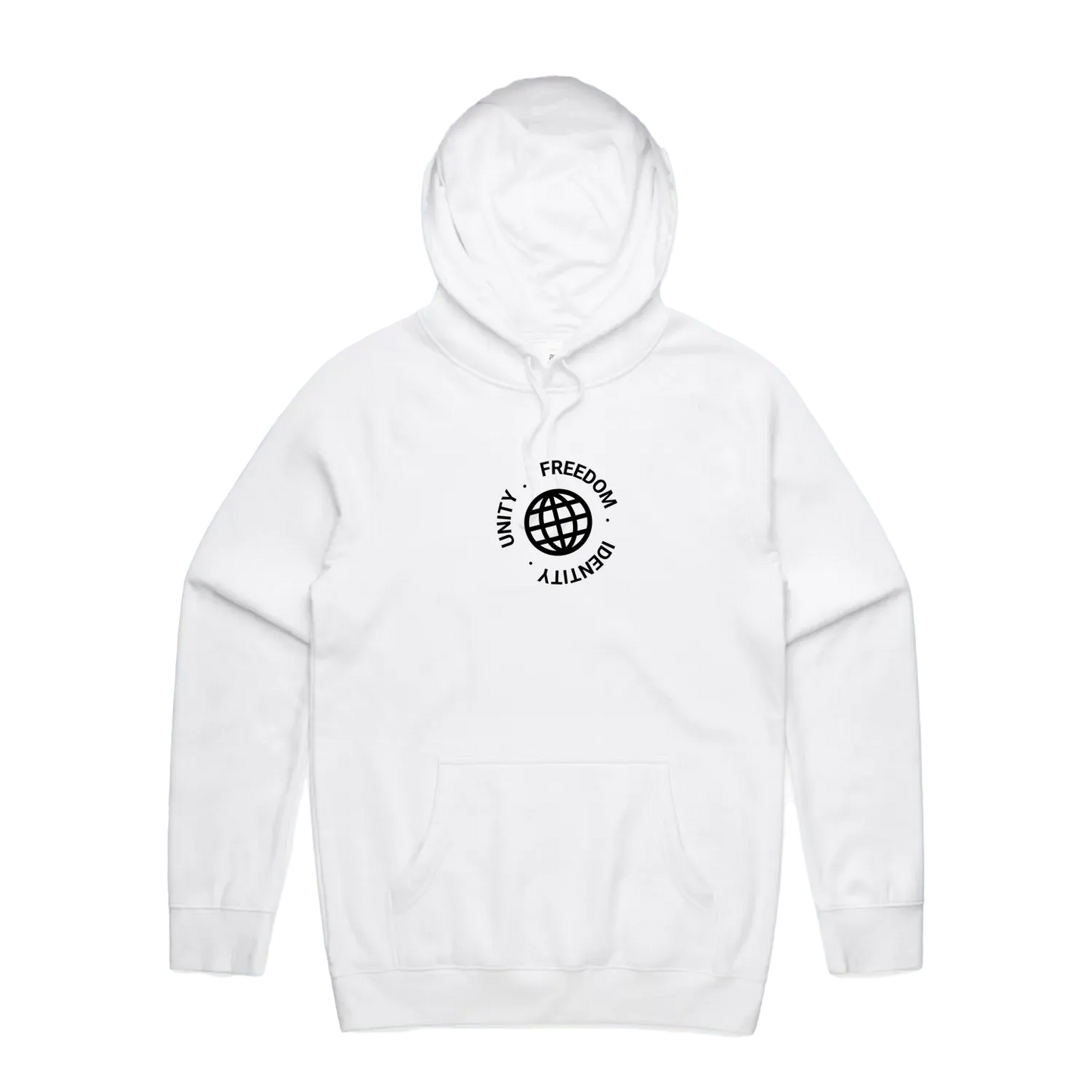 White front flat lay